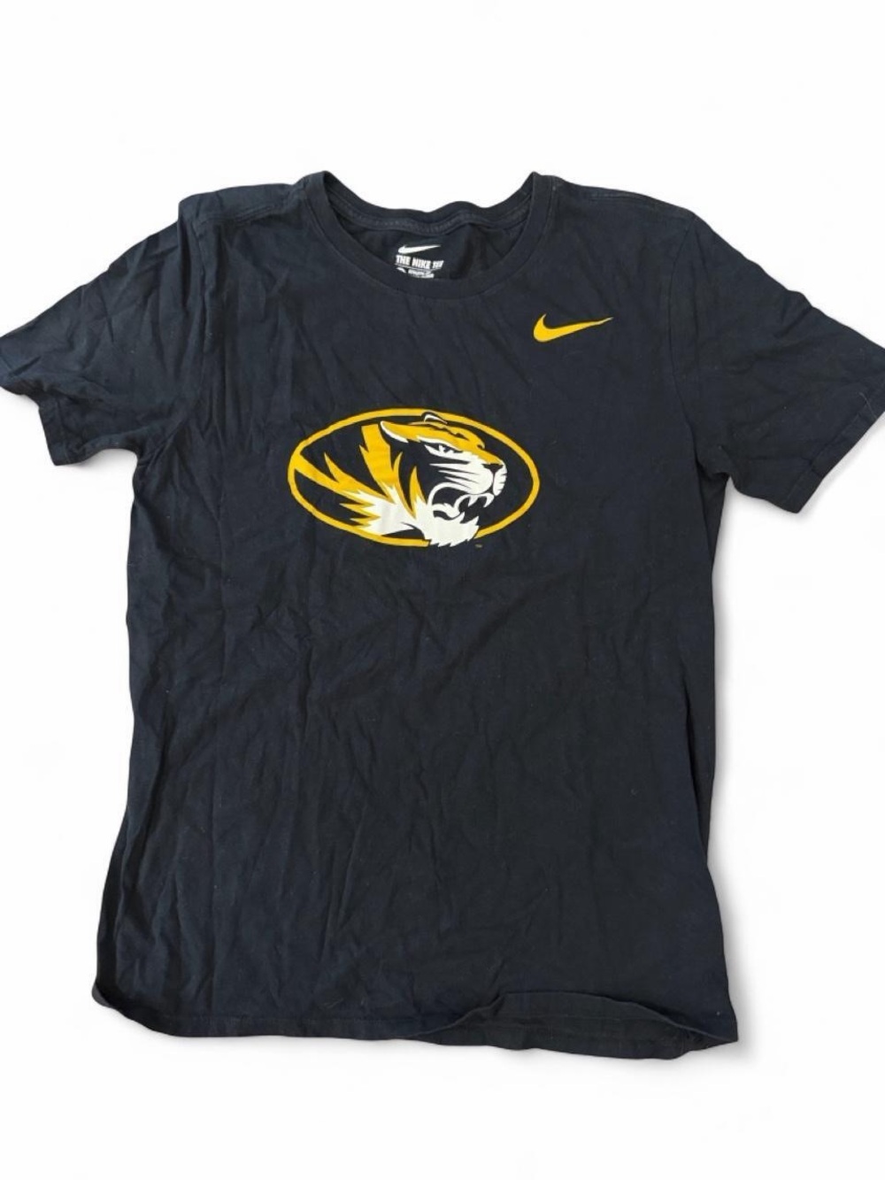 Nike Black & Yellow Missouri Tigers Graphic Short Sleeve Tee